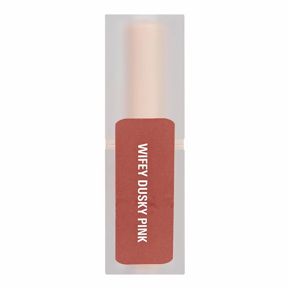 Makeup Revolution Lip Allure Satin Lipstick, 3.2g, Wifey Dusky Pink