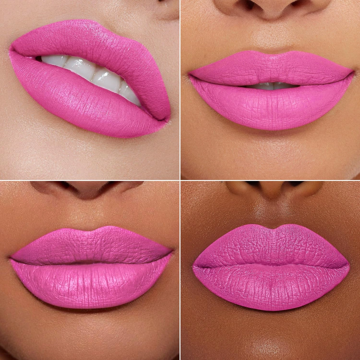 MAKI YIKA Pink Lipstick Set for Women - Long Lasting Hot Pink, Nude Transferproof Cruelty-Free Lip Color