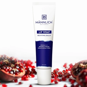 Mannlich Lip Balm For Men (10G) Lip Care With Spf 50 Pa     Protection - Lip Lightening For Dry & Chapped Lips - Moisturizes, Long-Lasting Hydration With 2% Kojic Acid & 1% Hyaluronic Acid, white