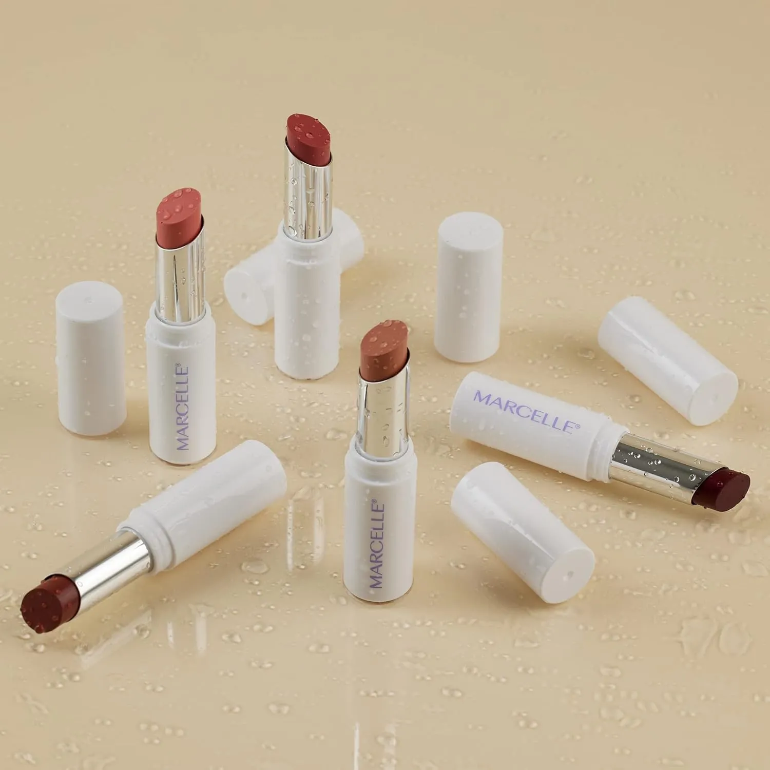 Marcelle Lip Loving Colour & Caring Oil-in-Stick, Kissing Plum, Vegan, Cruelty-Free, Clean, Paraben-Free, Fragrance-Free, Hypoallergenic, 3g
