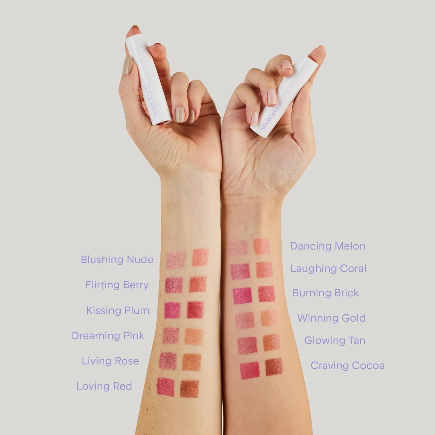 Marcelle Lip Loving Colour & Caring Oil-in-Stick, Laughing Coral, Vegan, Cruelty-Free, Clean, Paraben-Free, Fragrance-Free, Hypoallergenic, 3g