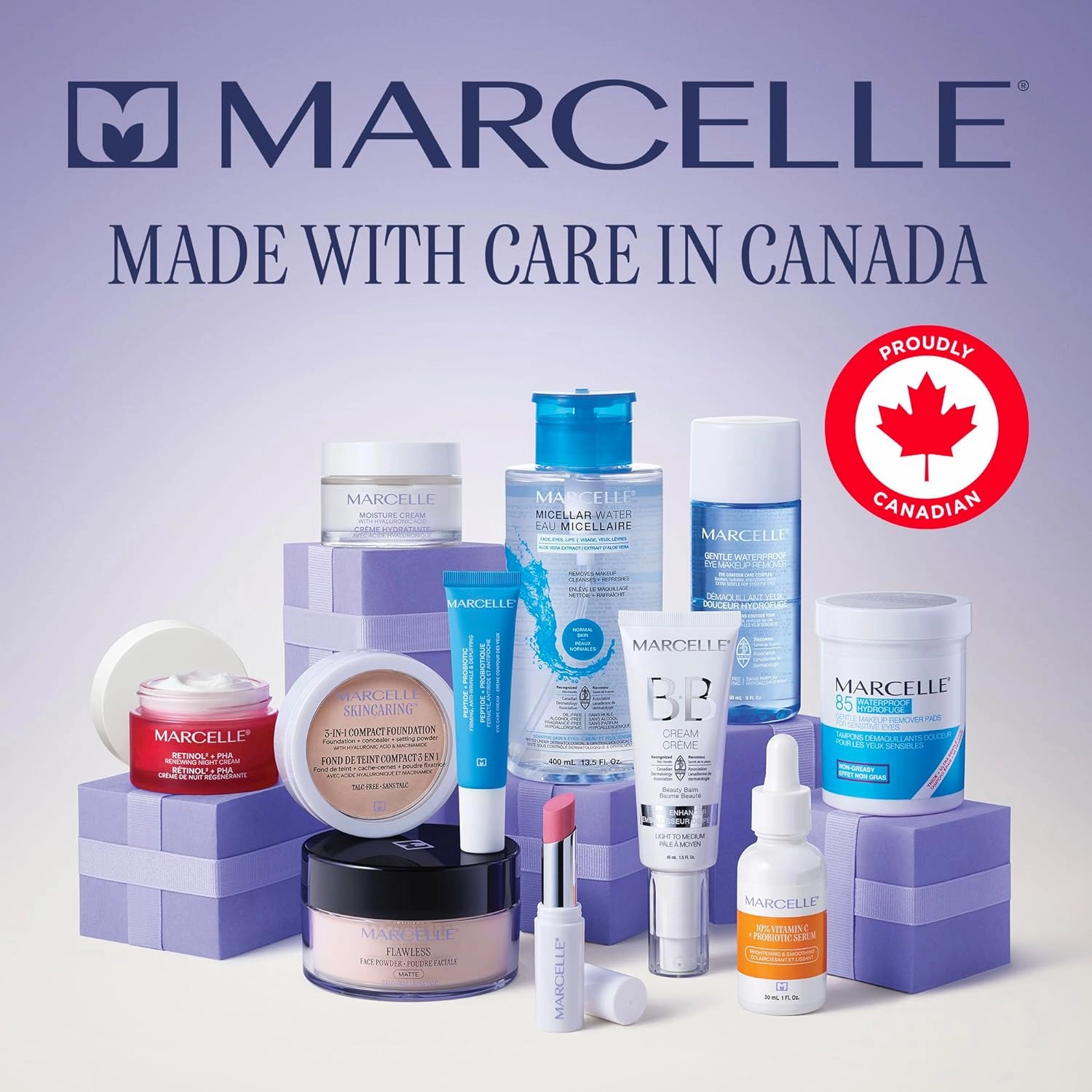 Marcelle Lip Loving Colour & Caring Oil-in-Stick, Laughing Coral, Vegan, Cruelty-Free, Clean, Paraben-Free, Fragrance-Free, Hypoallergenic, 3g