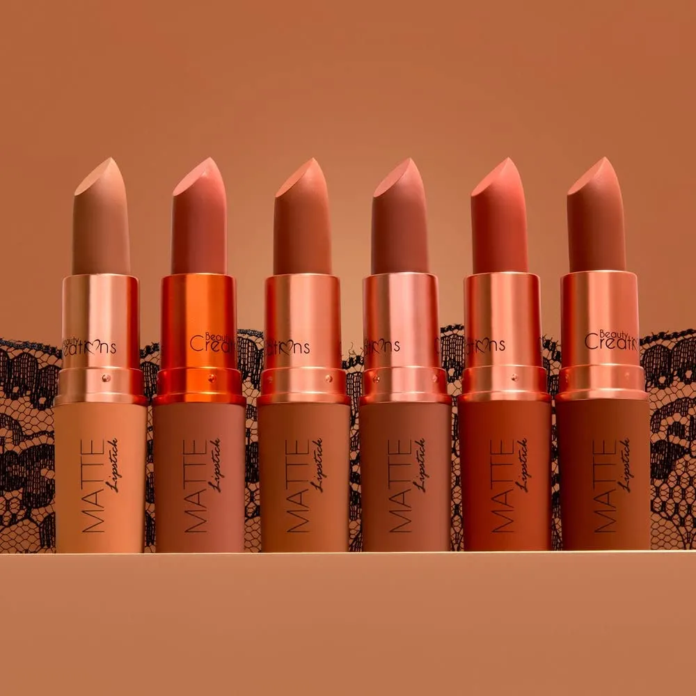 Matte Lipsticks By Beauty Creations Cosmetics (BARE LIPSTICK SET)