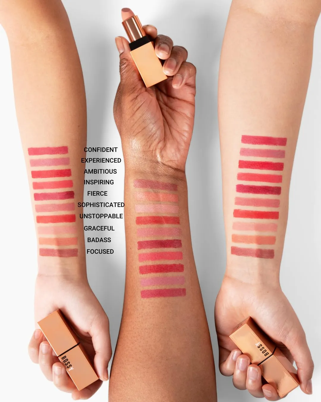 Matte, Long Lasting, Hydrating Vegan Lipstick with Vitamin E and Watermelon Seed Oil (Graceful - Light Pink Color)