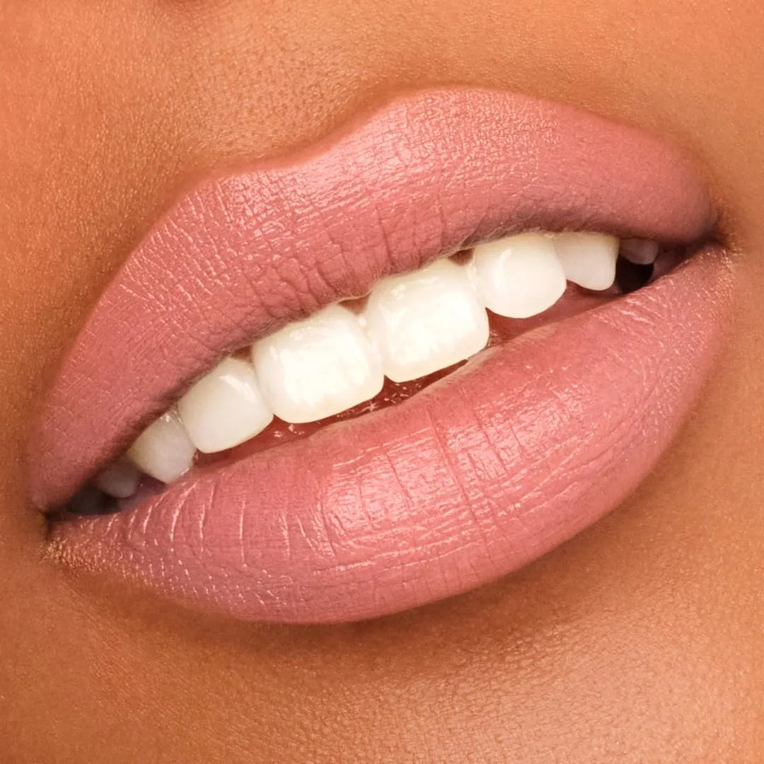 Matte, Long Lasting, Hydrating Vegan Lipstick with Vitamin E and Watermelon Seed Oil (Graceful - Light Pink Color)