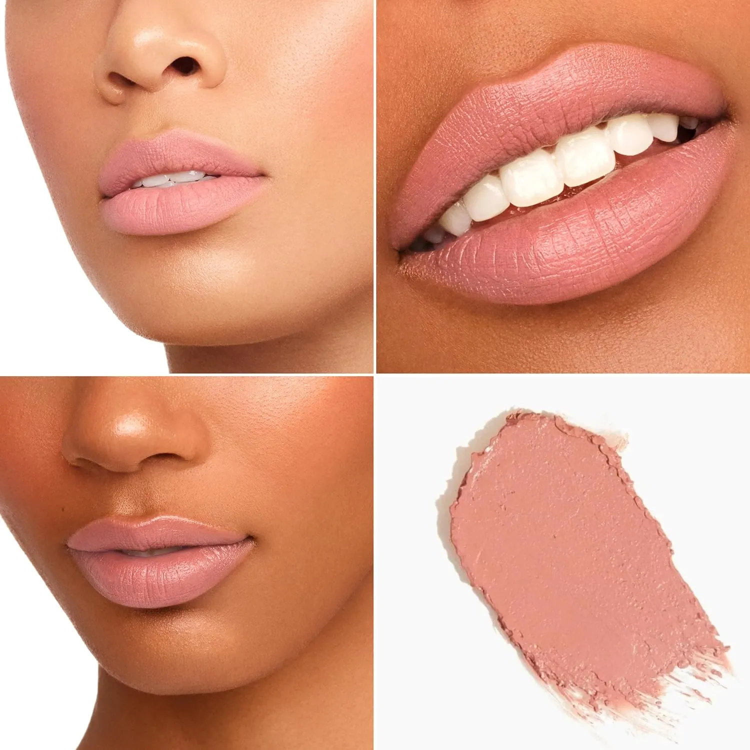 Matte, Long Lasting, Hydrating Vegan Lipstick with Vitamin E and Watermelon Seed Oil (Graceful - Light Pink Color)