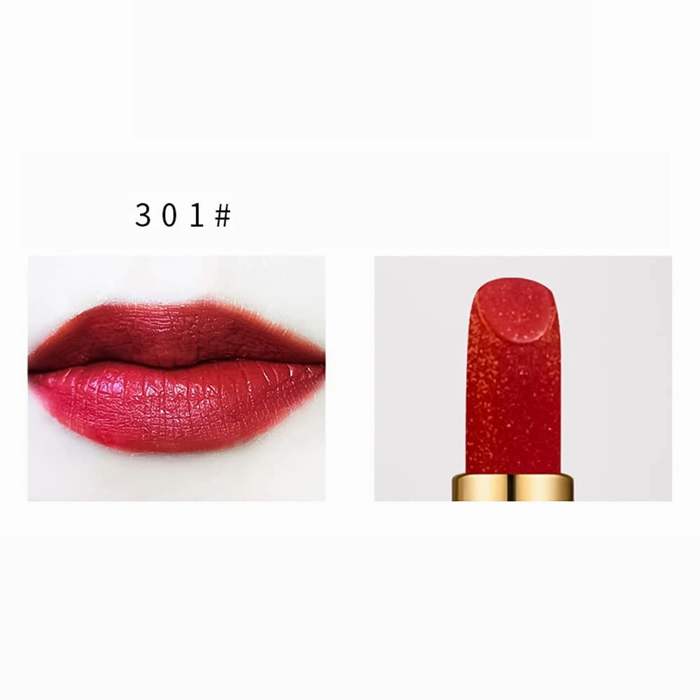 Matte Lipstick The British Museum Egypt Series Luxury Satin Lipstick Long-Lasting Vegan Cruelty-Free (301#)