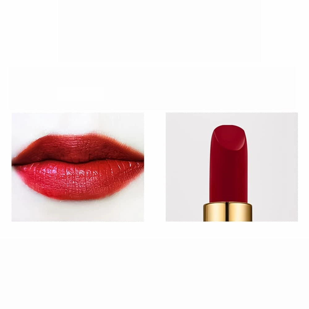 Matte Lipstick The British Museum Egypt Series Luxury Satin Lipstick Long-Lasting Vegan Cruelty-Free (303#)