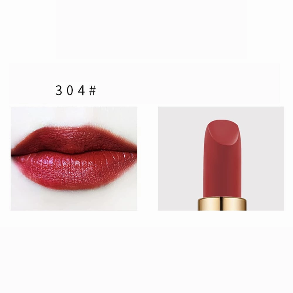 Matte Lipstick The British Museum Egypt Series Luxury Satin Lipstick Long-Lasting Vegan Cruelty-Free (304#)