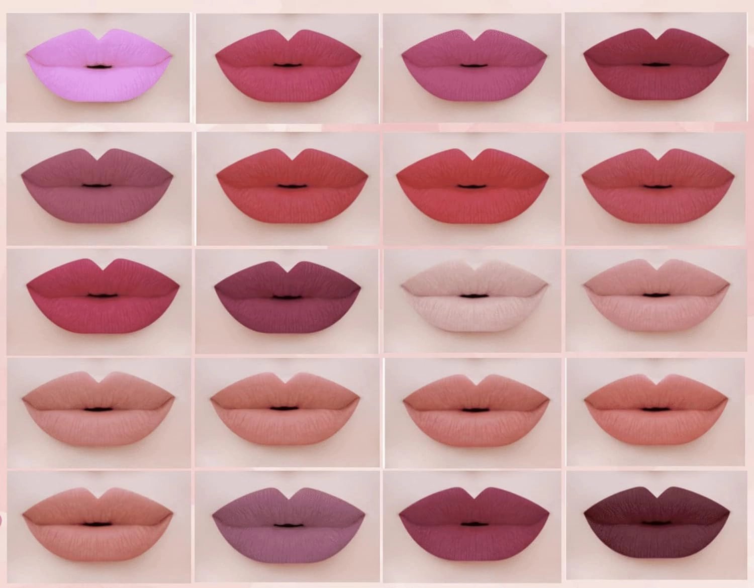 Matte Lipsticks 1-20 (FULL ENTIRE MATTE LIPSTICK COLLECTION)