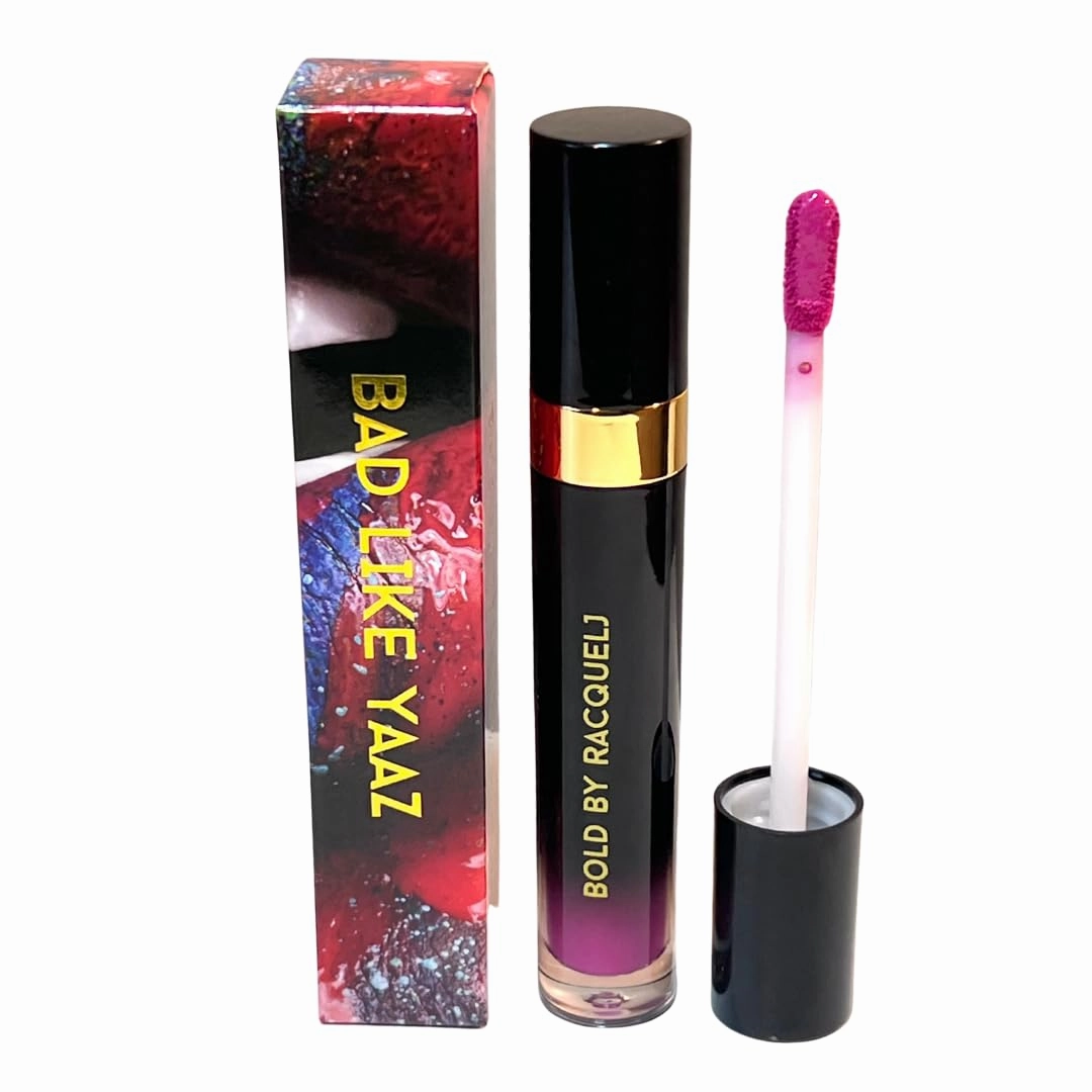Matte Liquid Lipstick & Lip Gloss Set, 2 Long Lasting Colors, Cruelty Free (Silky Becca   Glamour Gyal, 2)