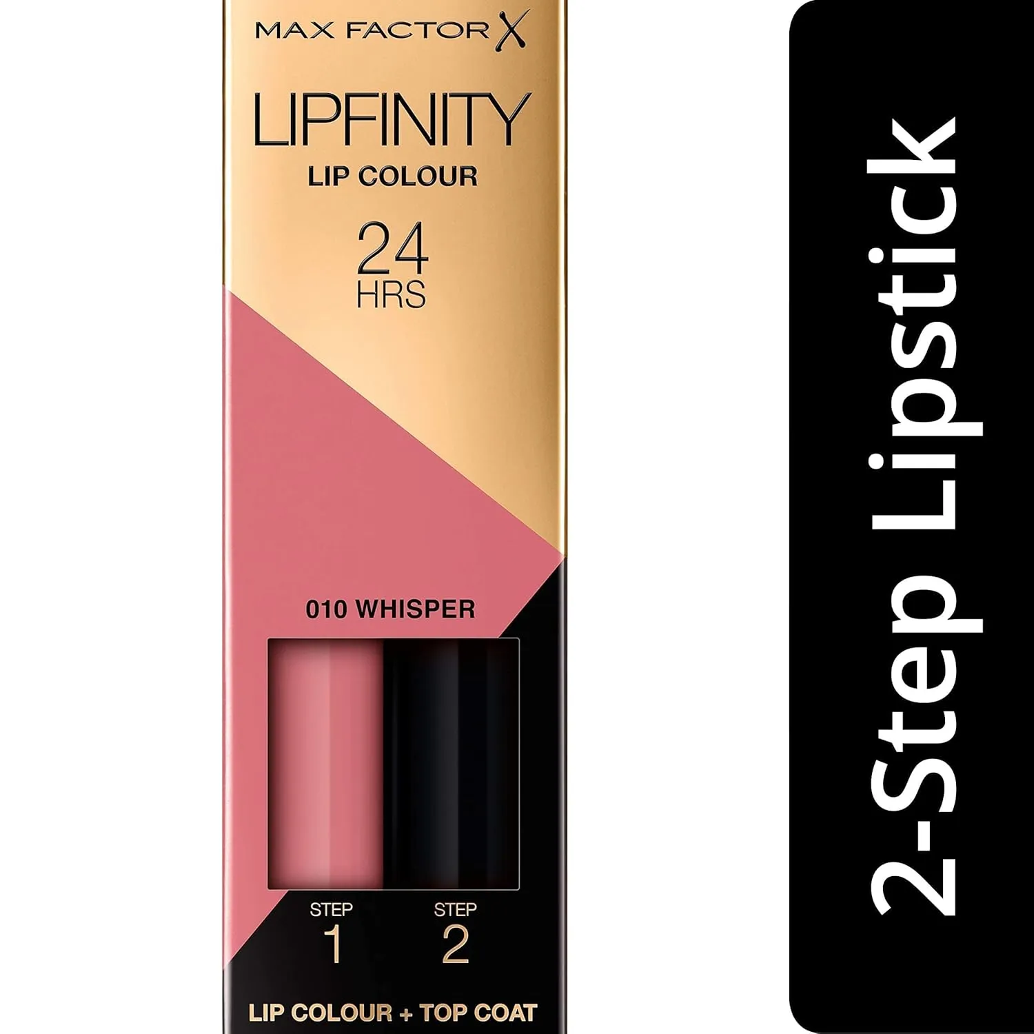 Max Factor Lipfinity Lip Stick for Women, # 010 Whisper, 4.2 Gram
