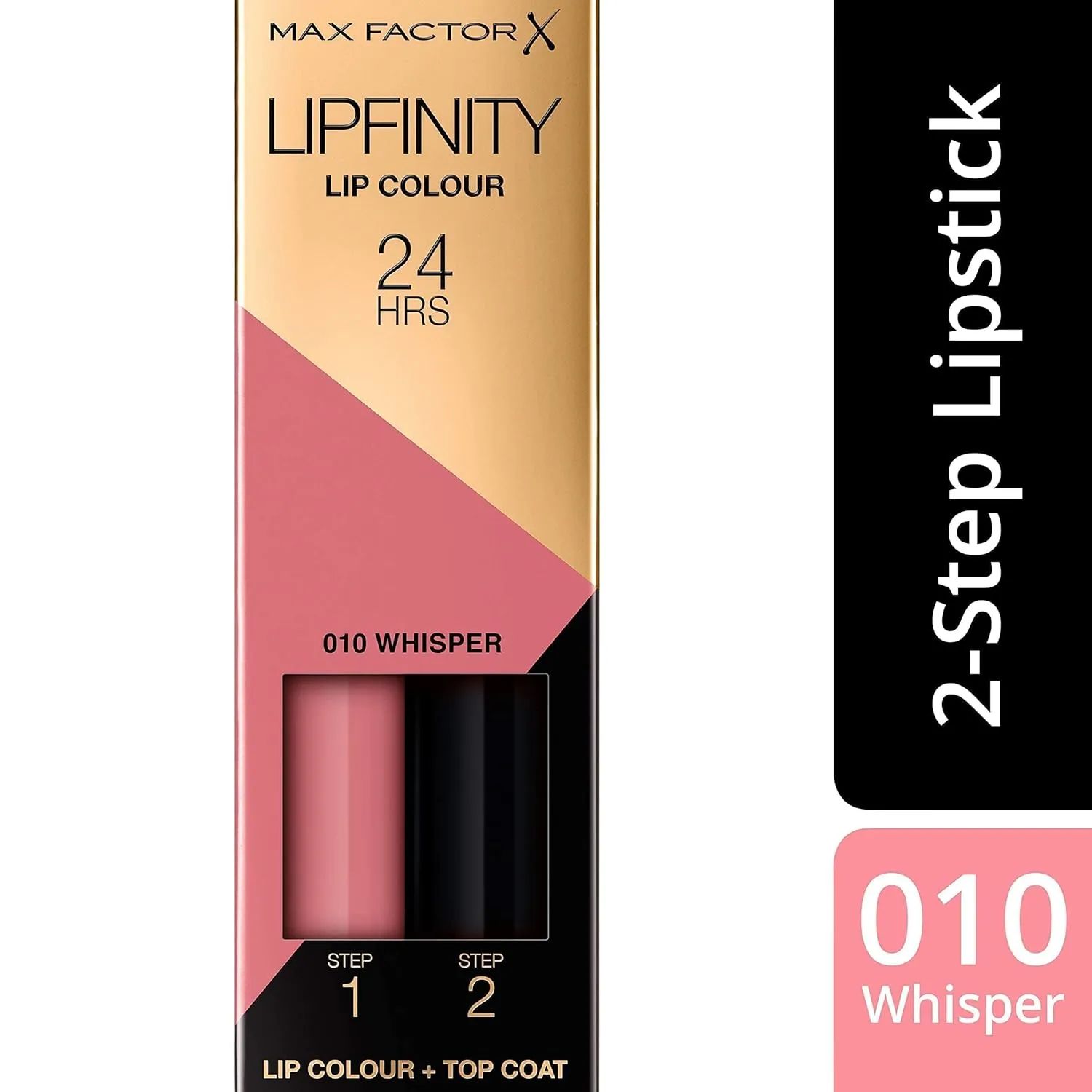 Max Factor Lipfinity Lip Stick for Women, # 010 Whisper, 4.2 Gram