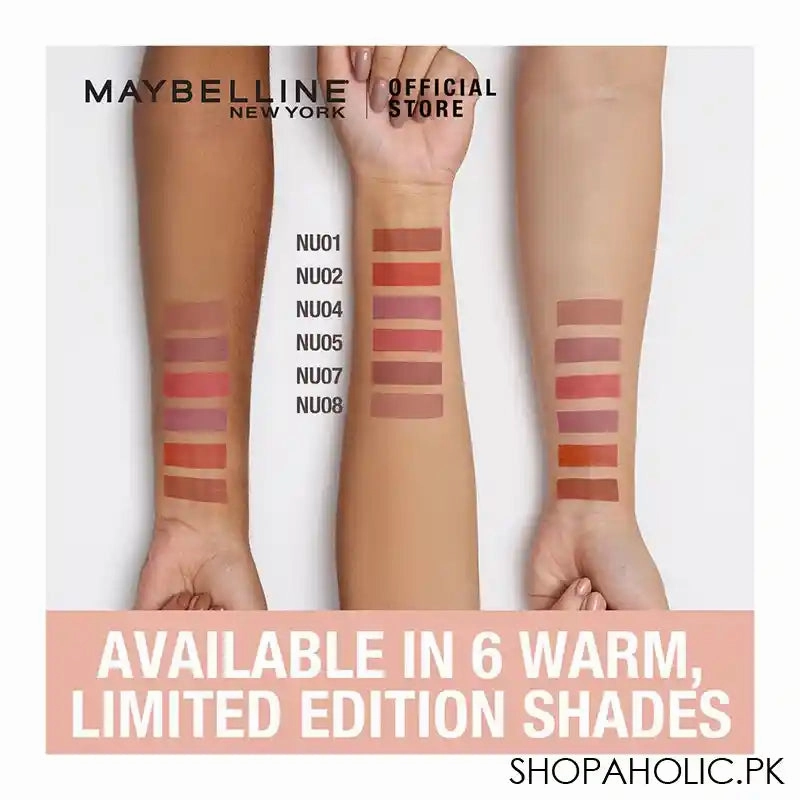 Maybelline New York Color Sensational Liquid Matte, NU04, Bare Temptations