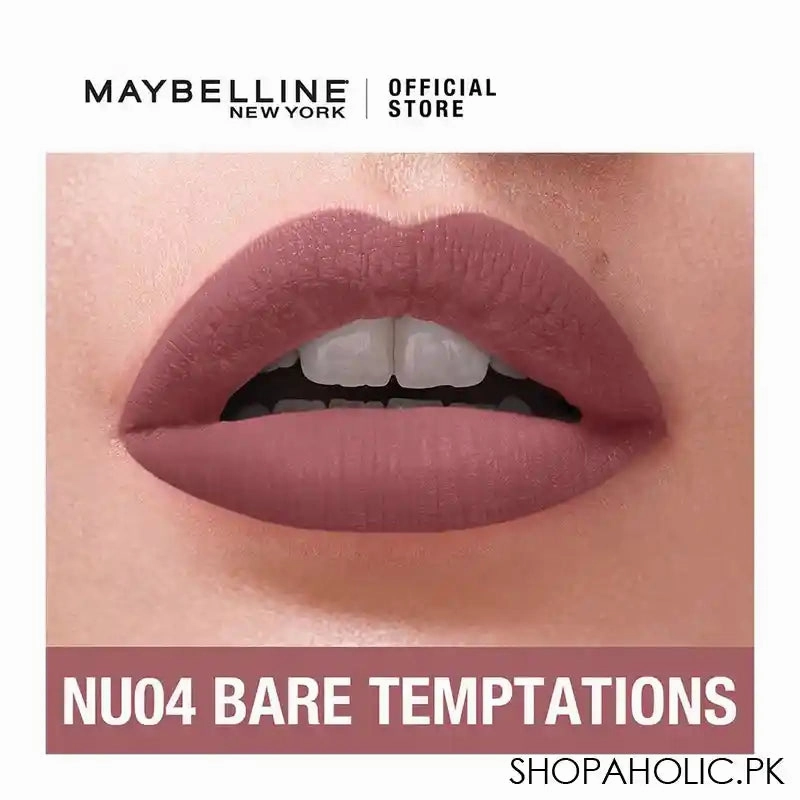 Maybelline New York Color Sensational Liquid Matte, NU04, Bare Temptations