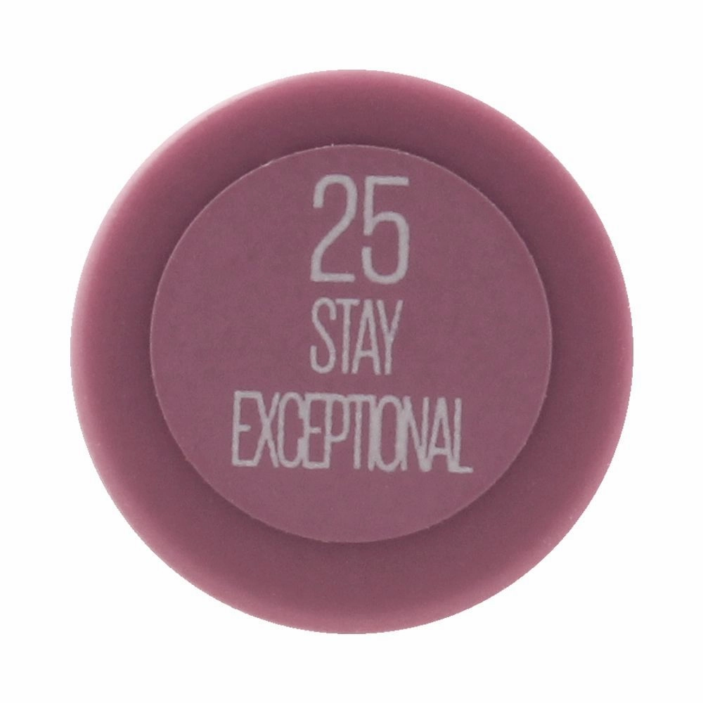 Maybelline New York Super Stay Ink Crayon Matte Longwear Lipstick, 8hrs long wear Matte Lipstick - 25 Stay Exceptional