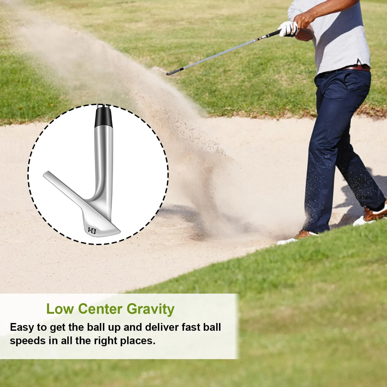 MAZEL Forged Golf Wedges for Men & Women - Golf Gap Wedge, Sand Wedge,Lob Wedge,Escape Bunkers and Quickly Cuts Strokes Around The Green,High Loft Golf Club Wedge