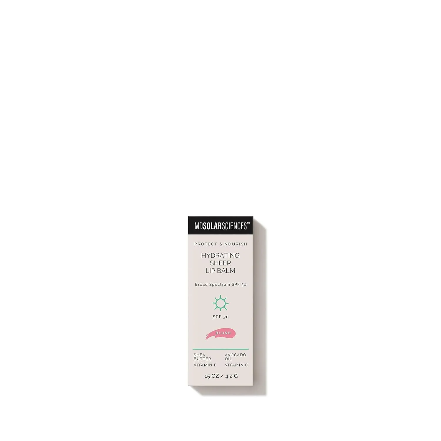 MDSolarSciences Tinted Lip Balm SPF 30, Sheer Hydrating Lip Sunscreen –Vegan, Gluten Free Lip with Naturally Moisturizing Shea Butter and Avocado Oil