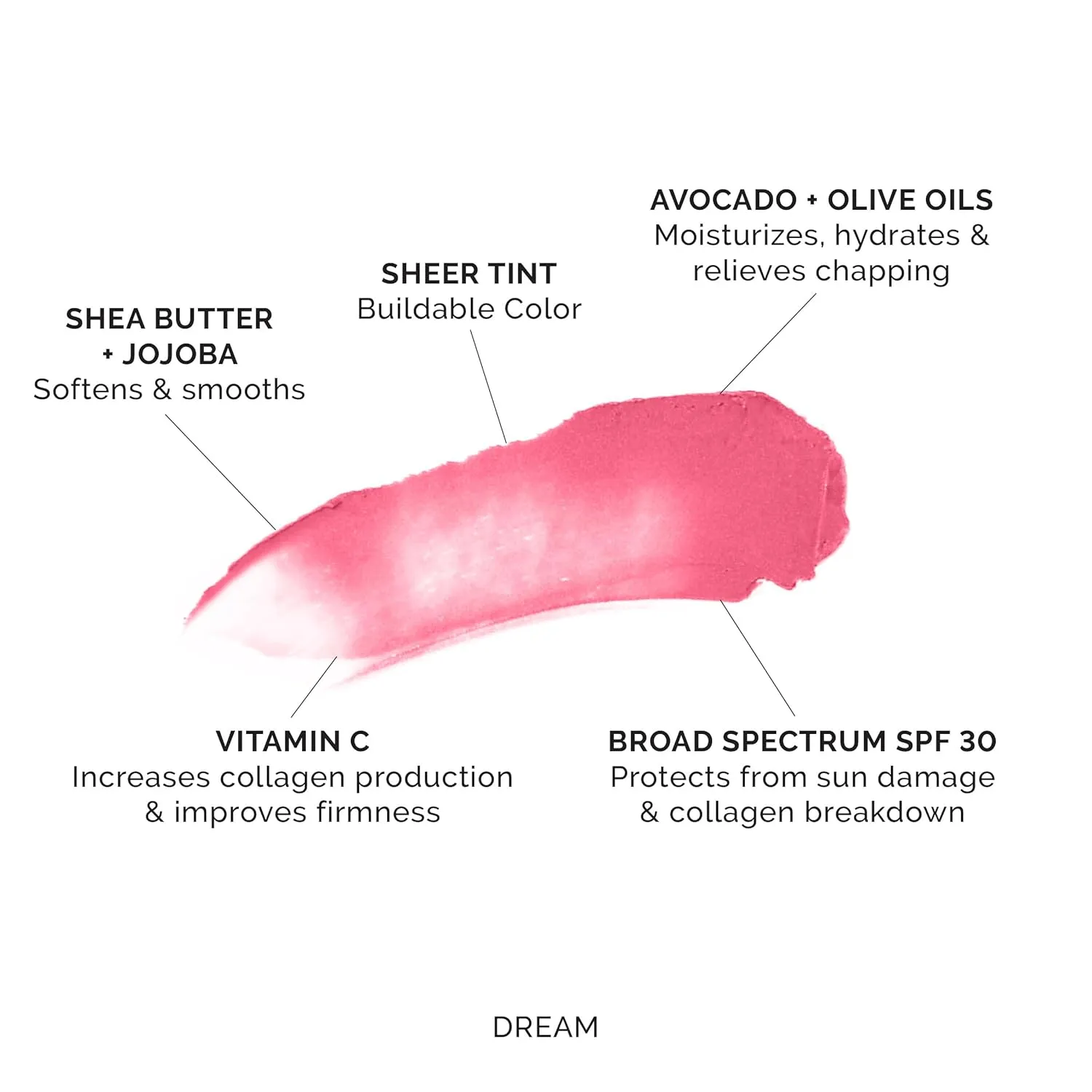 MDSolarSciences Tinted Lip Balm SPF 30, Sheer Hydrating Lip Sunscreen –Vegan, Gluten Free Lip with Naturally Moisturizing Shea Butter and Avocado Oil