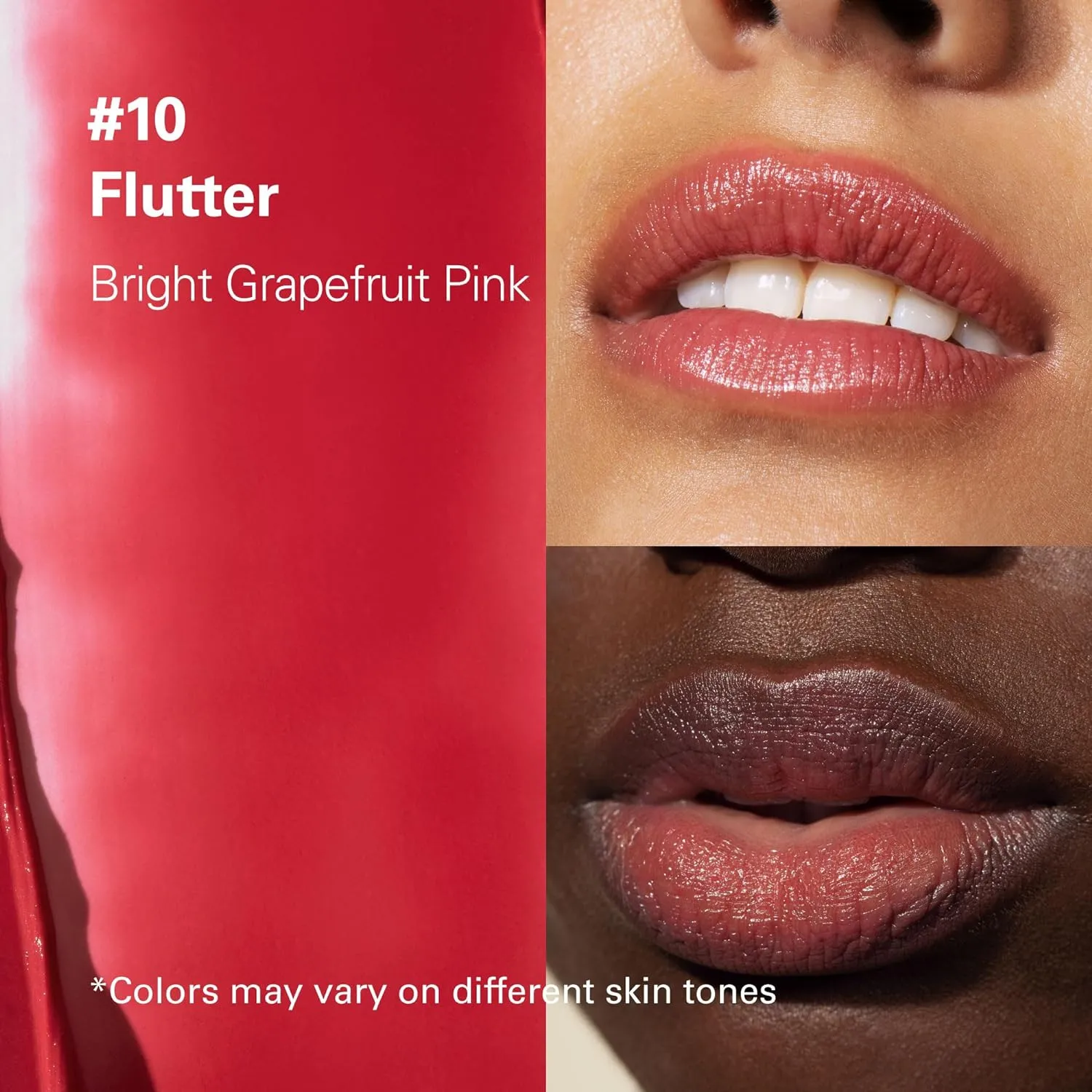 Melixir Vegan Lip Butter #10 Flutter(Tinted) ( 11 more colors), Bee Free, Petrolatum Free, Deep Nourishing Plant-Based Vegan Chapstick, Lip Balm for Dry, Cracked and Chapped Lips
