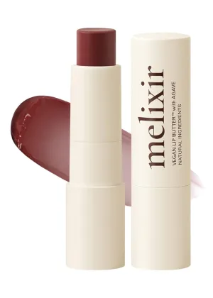 Melixir Vegan Lip Butter, Mothers Day Gifts, Vintage Lust(Tinted) ( 17 more colors) 0.13oz, Bee Free, Petrolatum Free, Deep Nourishing Plant-Based Vegan Chapstick