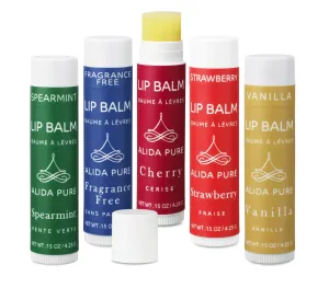 Melody Lip Balm Collection, Vegan Set, Beeswax Free, with Avocado And, Organic Jojoba Oil, and Vitamin E, Natural Moisturizer for Dry, Chapped Lips, 5 Tube Set