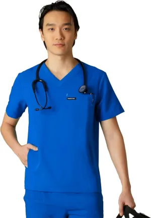 Members Only Manchester V-Neck Scrub Top with Pockets | Medical Scrubs for Men |Hospital Uniform | Comfortable Stretch Fabric