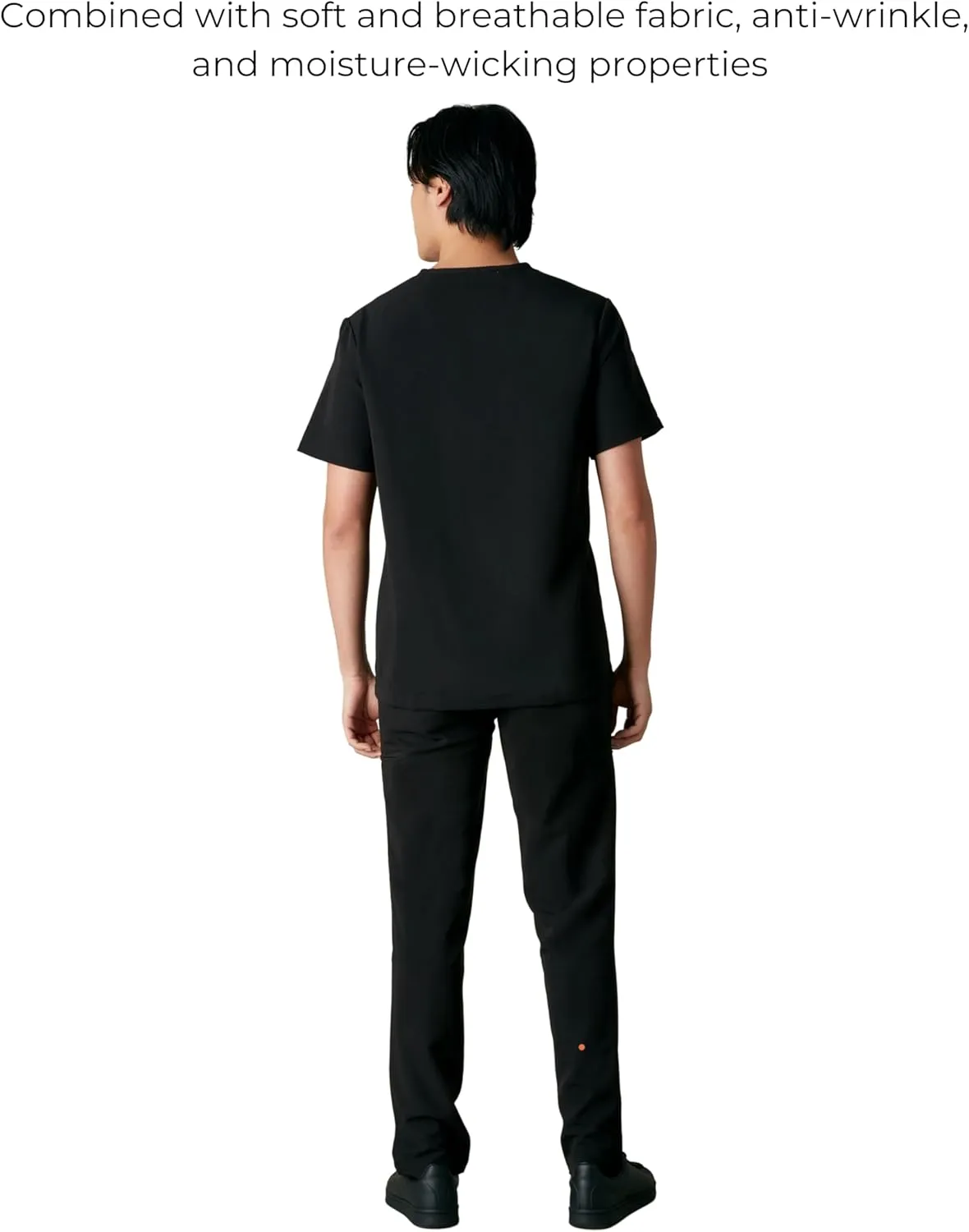 Members Only Manchester V-Neck Scrub Top with Pockets | Medical Scrubs for Men |Hospital Uniform | Comfortable Stretch Fabric