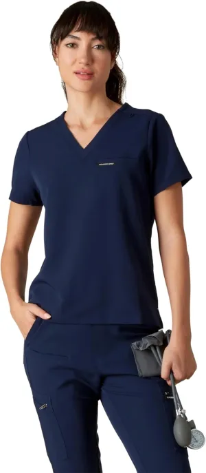 Members Only Women's Bari Scrub Top with 1 Pocket |Hospital Uniform|