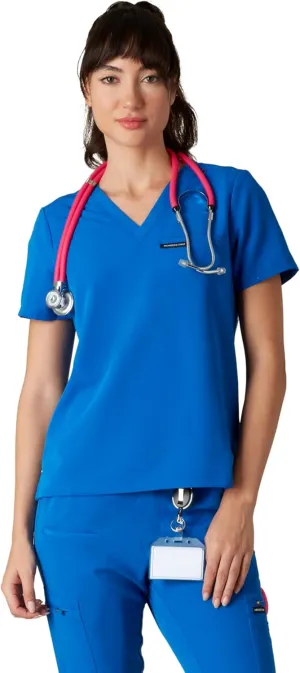 Members Only Women's Bari Scrub Top with 1 Pocket |Hospital Uniform|