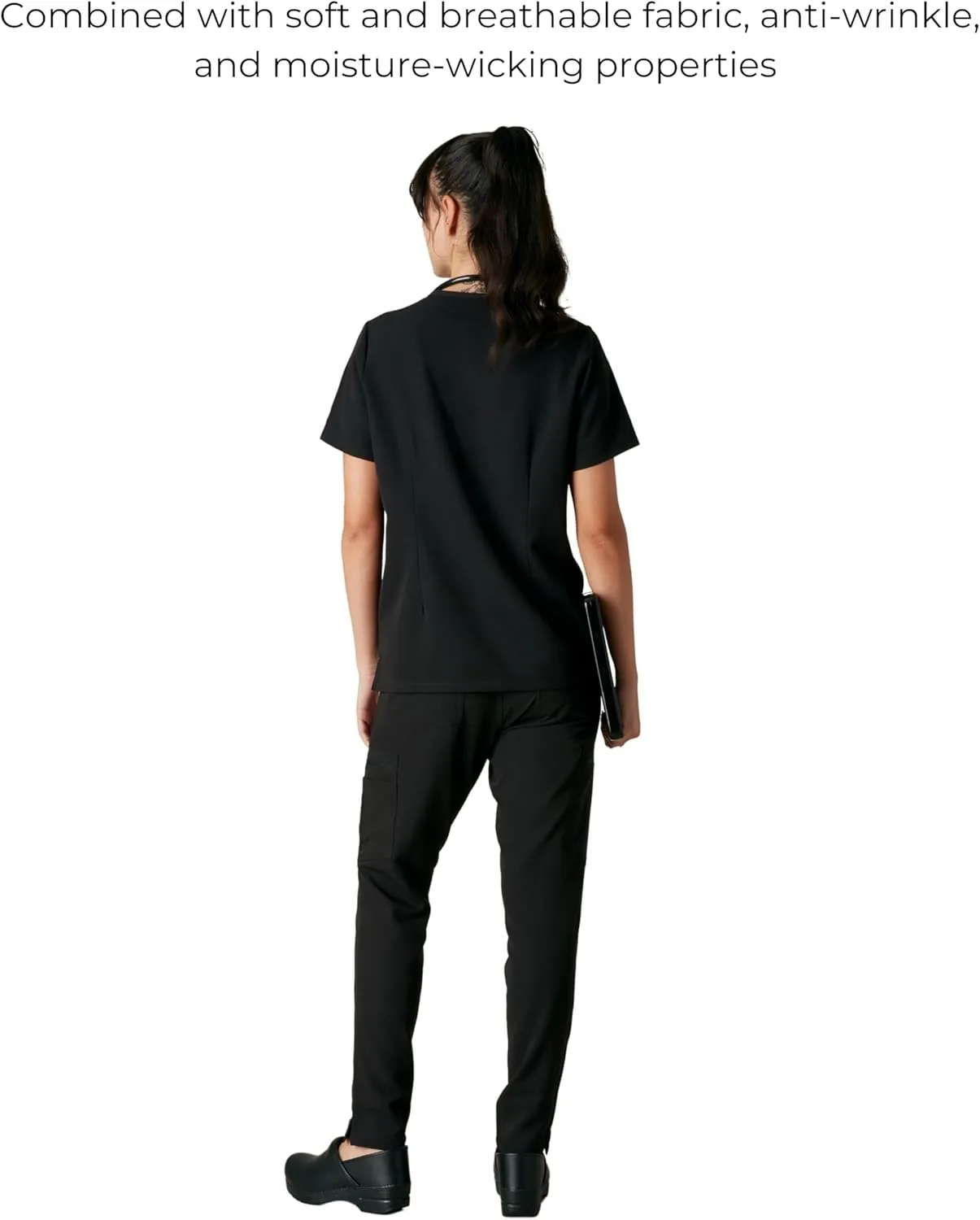 Members Only Women's Palermo Scrub Top with 4 Pocket | Hospital Uniform|