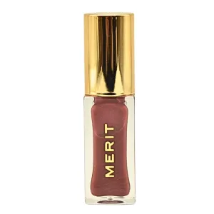 Merit Shade Slick Hydrating Tinted Lip Oil – Twin Set Mauve | Vegan Lip Gloss with Rosehip, Shea & Jojoba Oils for Moisturizing High-Shine Color