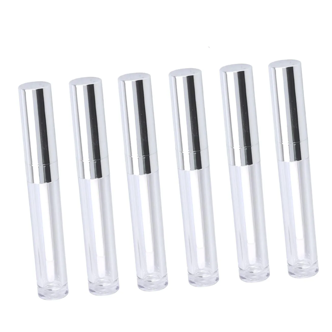 MERRYHAPY 10pcs Mini Lipsticks Lipstick Container Tube Crown for Girls Diy Makeup Organizer Lip Gloss Bottles Curly Ponytail Drawstring Empty Cosmetic Containers As Lip Gloss Tube