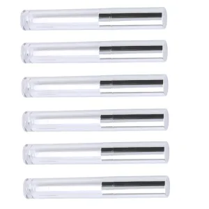 MERRYHAPY 10pcs Mini Lipsticks Lipstick Container Tube Crown for Girls Diy Makeup Organizer Lip Gloss Bottles Curly Ponytail Drawstring Empty Cosmetic Containers As Lip Gloss Tube
