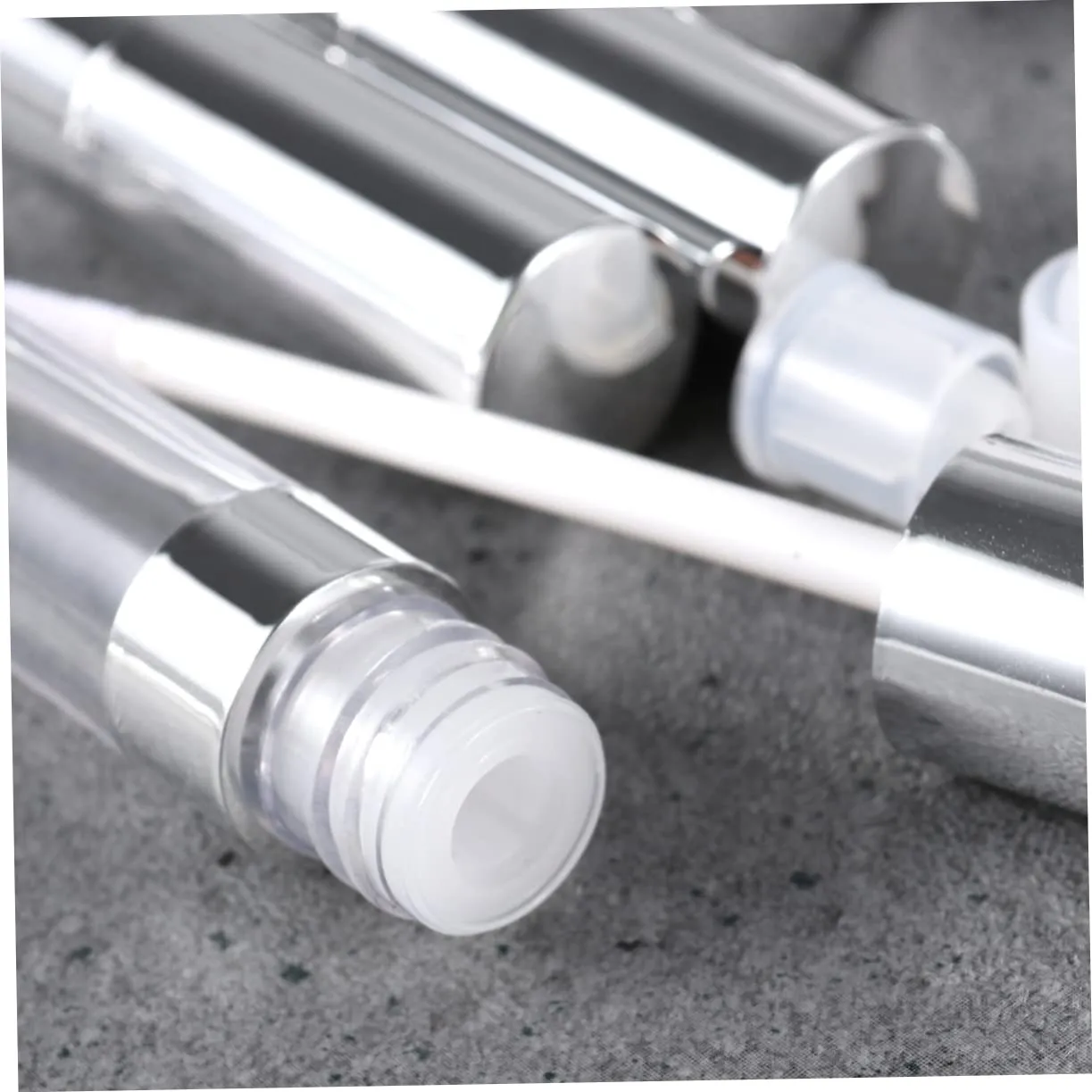 MERRYHAPY 10pcs Mini Lipsticks Lipstick Container Tube Crown for Girls Diy Makeup Organizer Lip Gloss Bottles Curly Ponytail Drawstring Empty Cosmetic Containers As Lip Gloss Tube