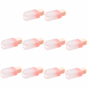 MERRYHAPY 10Pcs Mini Lip Gloss Tubes Travel Friendly Shaped Containers for Lip Oil Liquid Blush More Durable Material for Cosmetics Present Giving
