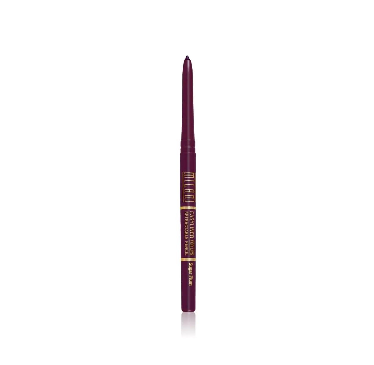 Milani Retractable Lip Liner Pencil, Sugar Plum 01 (2 Pack)