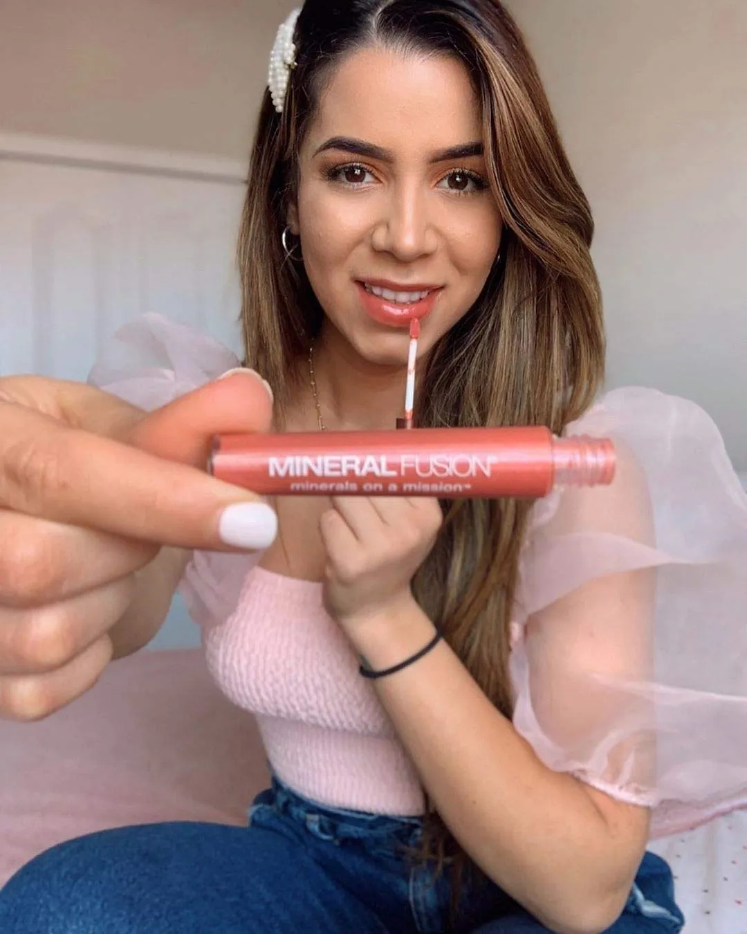 Mineral Fusion Lip Gloss, Clarity, (Packaging May Vary) (MF3502), 0.135 Oz