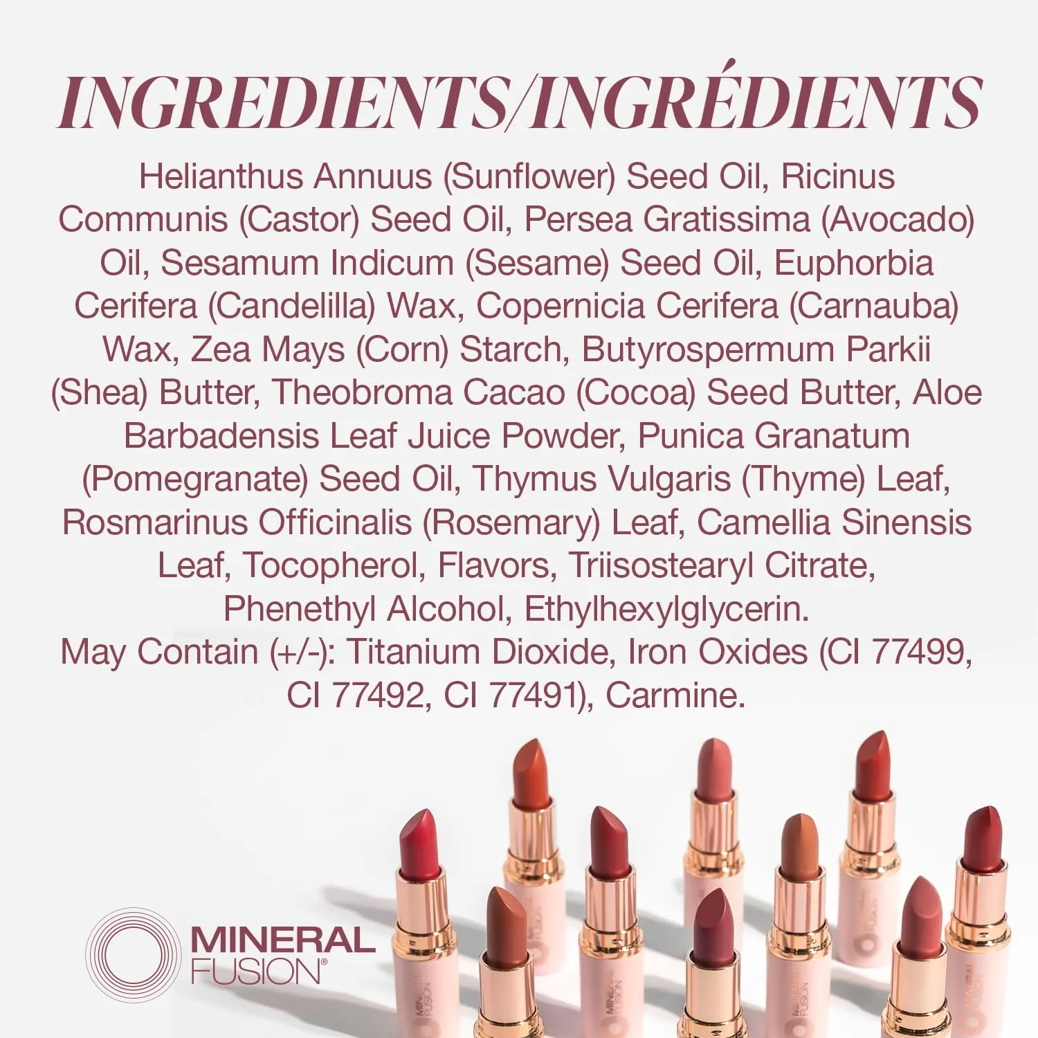 Mineral Fusion Lipstick, Vivid & Smudge-Free Lip Color with Avocado Oil, Cocoa Seed Butter & More, Long-Lasting Vegan Lipstick, FD&C Dye-Free, Cruelty-Free, Paraben-Free, Gluten Free, Peach Bellini
