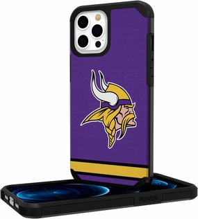 Minnesota Vikings iPhone Rugged Stripe Design Case