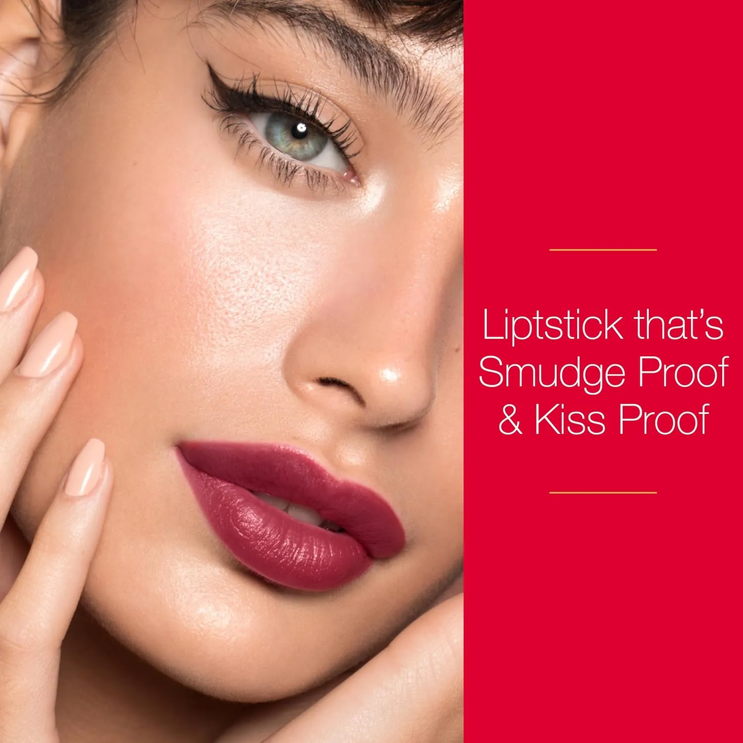Mirabella Sealed with a Kiss Lipstick for Women - Smudge Proof Lip Stick, Long Lasting Satin Lipstick with No Bleed Hydrating Formula - Lanolin & Vitamin E Infused (Coral Crush)