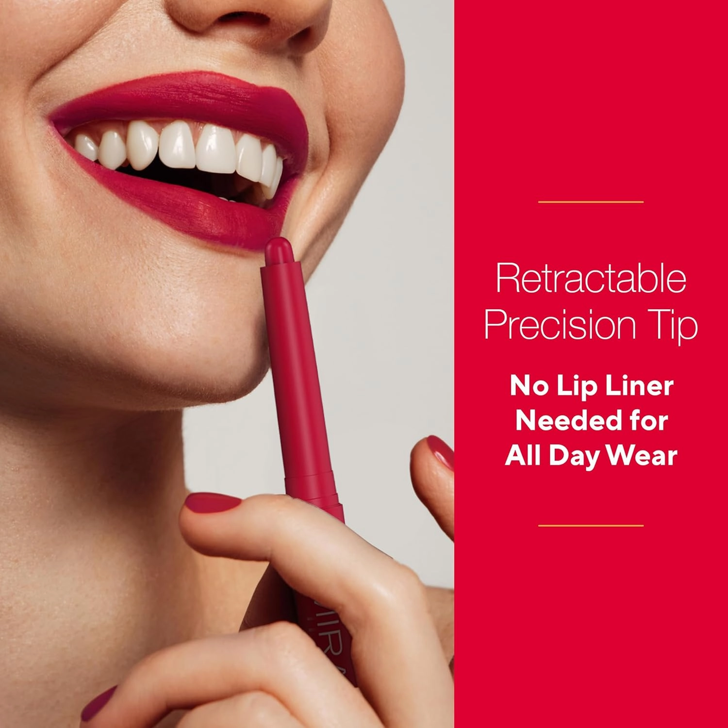 Mirabella Velvet Matte Lip Crayon - Long Lasting Lipstick Crayon & Lip Liner - Retractable, Highly Pigmented Lip Tint & Moisturizing Antioxidant Formula - Raspberry Riot