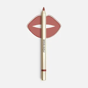 Mirenesse All Day Velvet Matte Kissproof Matte Gel Lipliner Lip Pencil with Vitamin C   Vitamin E, Vegan and Toxin Free, 5 Good Girl 0.01 oz