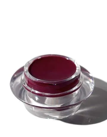 MODE Lip Creme Deluxe Shine Lip Gloss Pot Wineberry LOLITA Long Lasting Ultra Creamy Color, Hydrating Sweet Almond Oil, Conditioning Organic Shea Butter