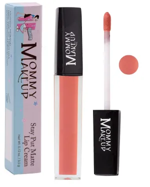 Mommy Makeup Stay Put Matte Lip Cream - Kiss-proof, Transfer-proof, Smudge-Proof, Waterproof, Long Lasting Lipstick - Hydarting Formula with Vitamin E (Mary Ann)