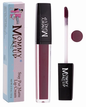 Mommy Makeup Stay Put Matte Lip Cream - Kiss-proof, Transfer-proof, Smudge-Proof, Waterproof, Long Lasting Lipstick - Hydarting Formula with Vitamin E (Madonna)