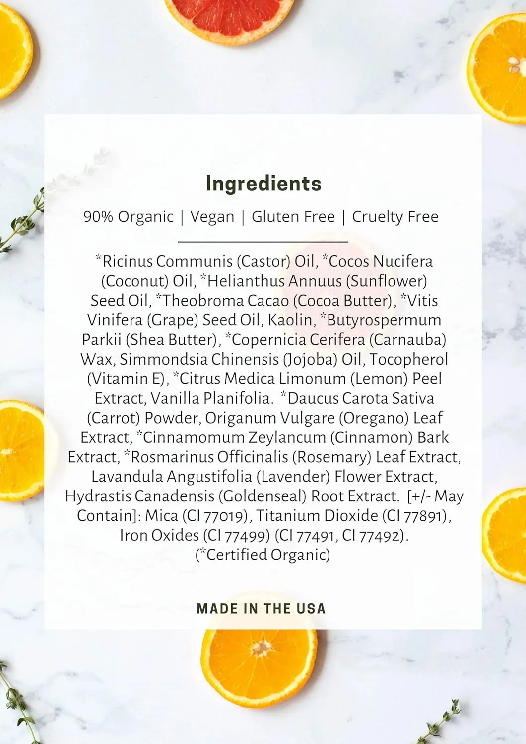 Mom's Secret 100% Natural Lip Gloss, Organic, Vegan, Gluten Free, Cruelty Free, Made in the USA, 0.18 oz. (It's Clear to Me)