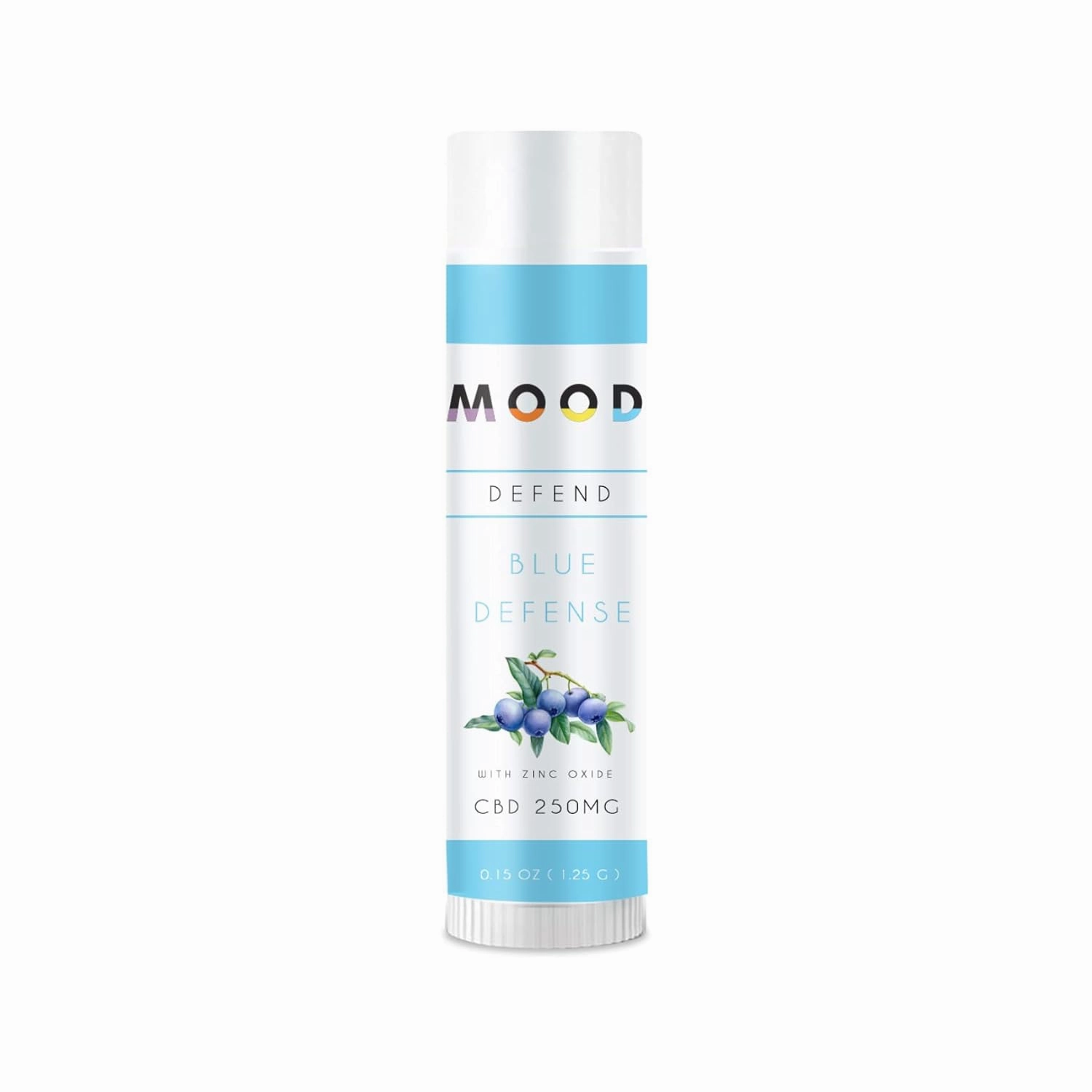 MOOD Lip Balm for Dry and Chapped Lips | SPF 30 with Manuka Honey | 20% Cocoa   Shea Butter | Protects and Heals Sunburn | Blueberry (Blueberry)
