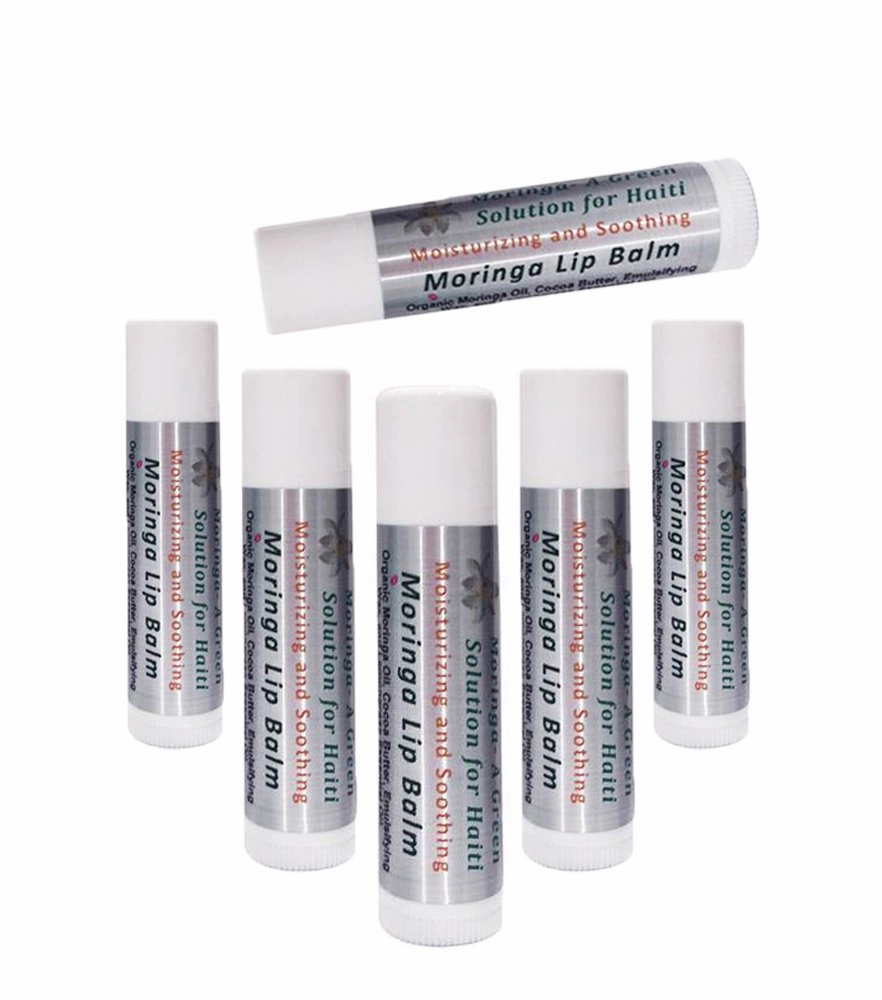 Moringa Oil Moisturizing and Soothing Lip Balm (Pack of 6)