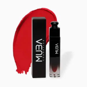 MUBA COSMETICS Liquid Lipstick - 24 Hour Waterproof Long Lasting, None- Transferable & High-Pigment Lip Makeup, Lipstick for Women - Liquid Lipsticks, Perfect Beauty Gifts (Kiss Me)